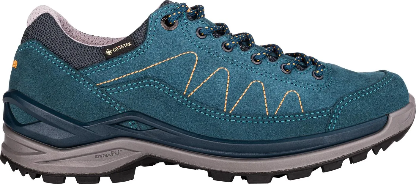 Wandelschoen Lowa Women Toro Pro GTX Low Petrol Mango