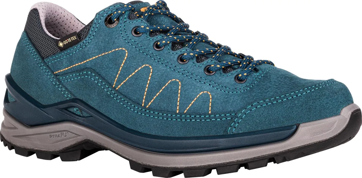 Wandelschoen Lowa Women Toro Pro GTX Low Petrol Mango