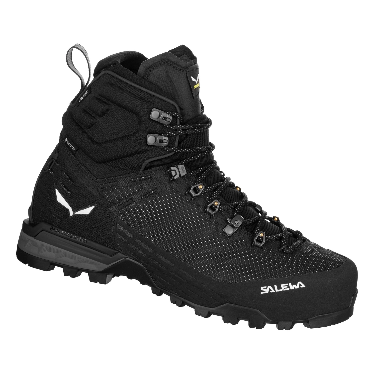 Wandelschoen Salewa Men Ortles Edge Mid GTX M Black Black