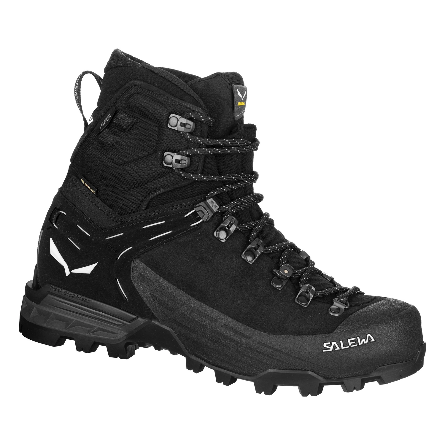 Wandelschoen Salewa Women Ortles Ascent Mid GTX W Black Black