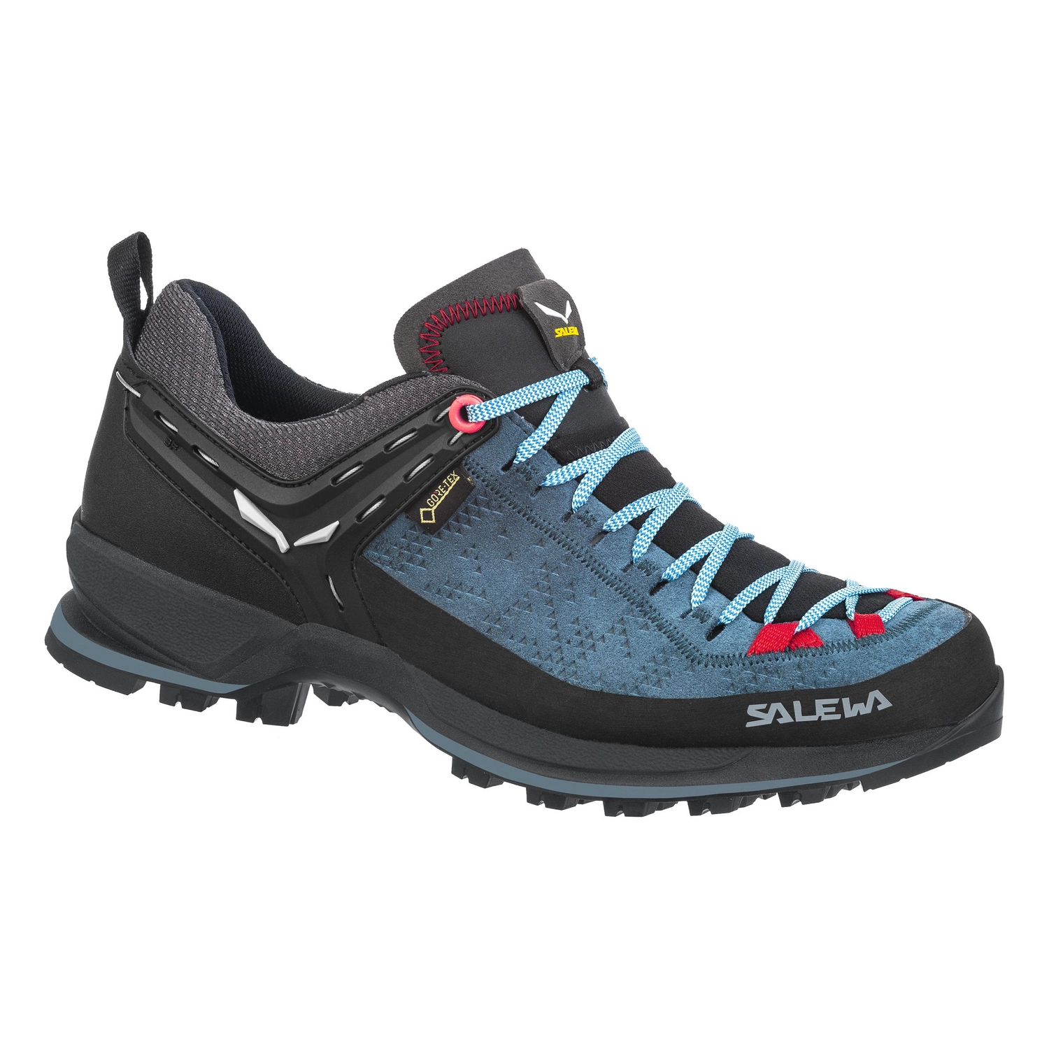 Wandelschoen Salewa Women WS Mountain Trainer 2 GTX Dark Denim Fluo Coral