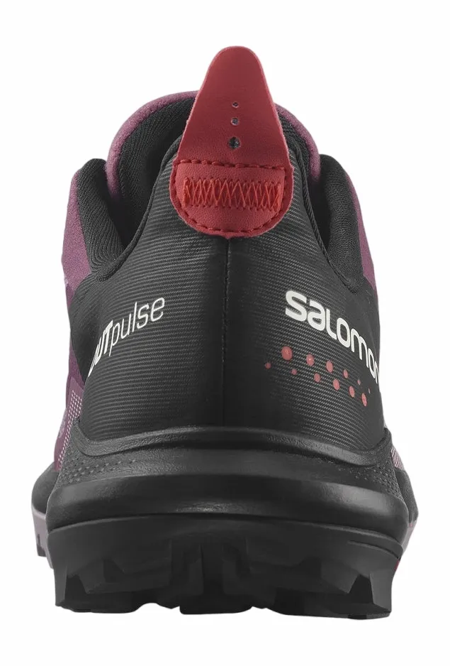 Wandelschoen Salomon Women OUTpulse GTX Tulipwood Black Poppy Red