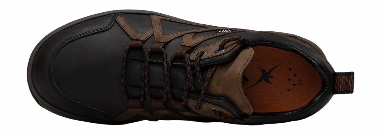 Wandelschoen Xsensible Men Abo Black Brown