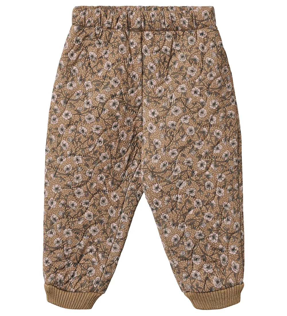 WHEAT THERMOBROEKEN  ALEX  CARAMEL ANEMONEN