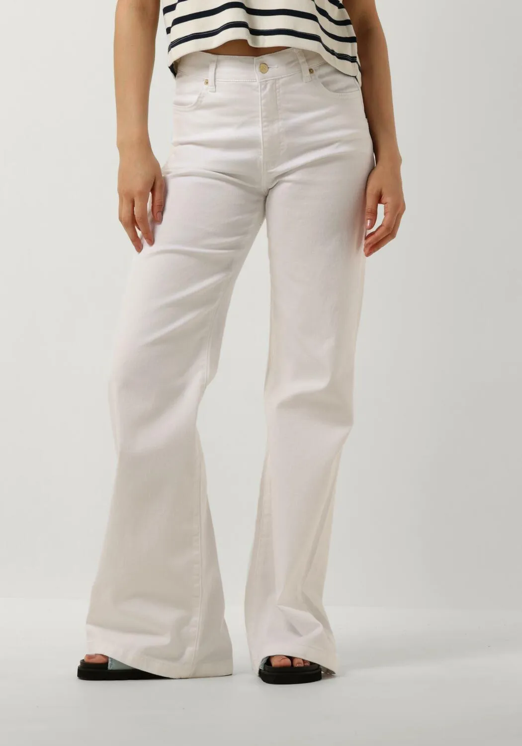 witte co'couture slim fit jeans dory white long jeans