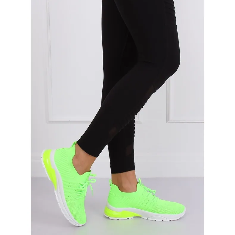 ZH6 FLUORESCENT GREEN NEON SPORTSCHOENEN GROENTE