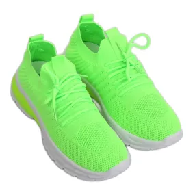 ZH-6 Fluorescent Green neon sportschoenen groente