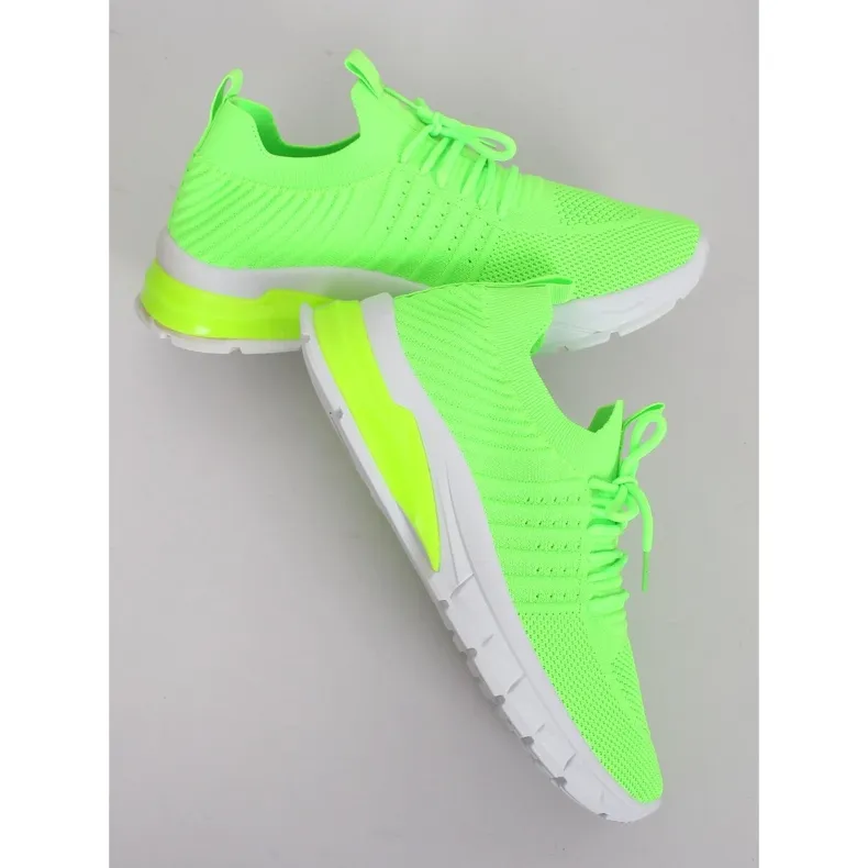 ZH6 FLUORESCENT GREEN NEON SPORTSCHOENEN GROENTE