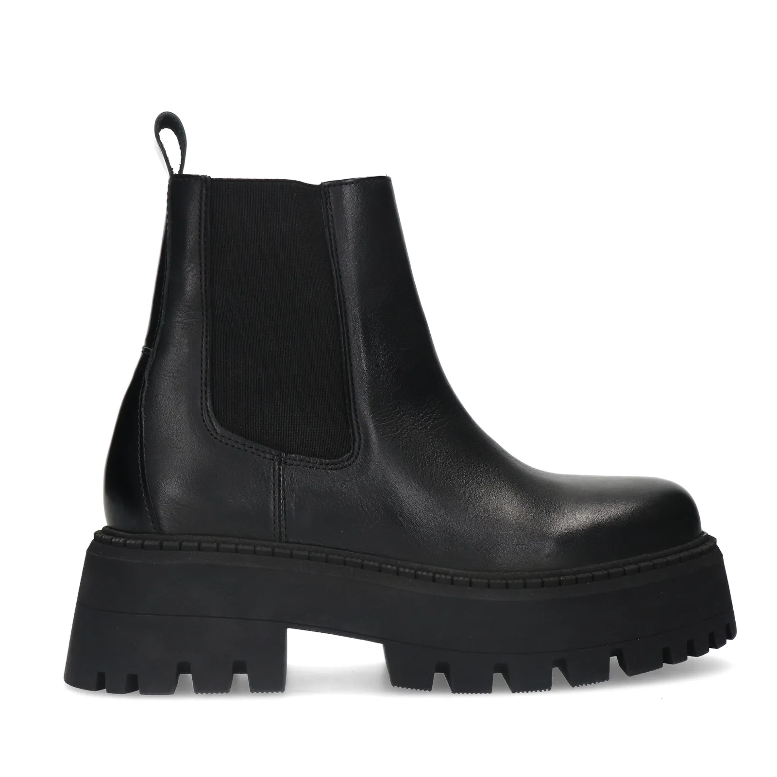 Zwarte platform chelsea boots