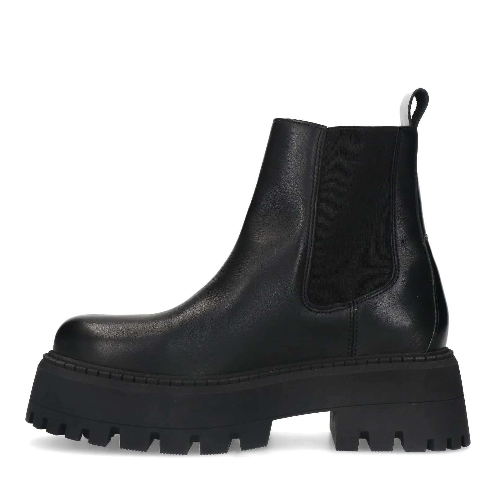 Zwarte platform chelsea boots